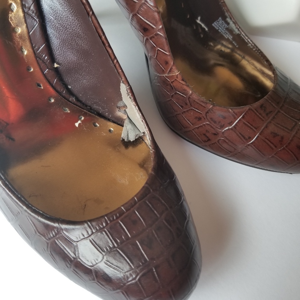 BCBGirls Women's Heels Brown Size 7 - Picture 7 of 8